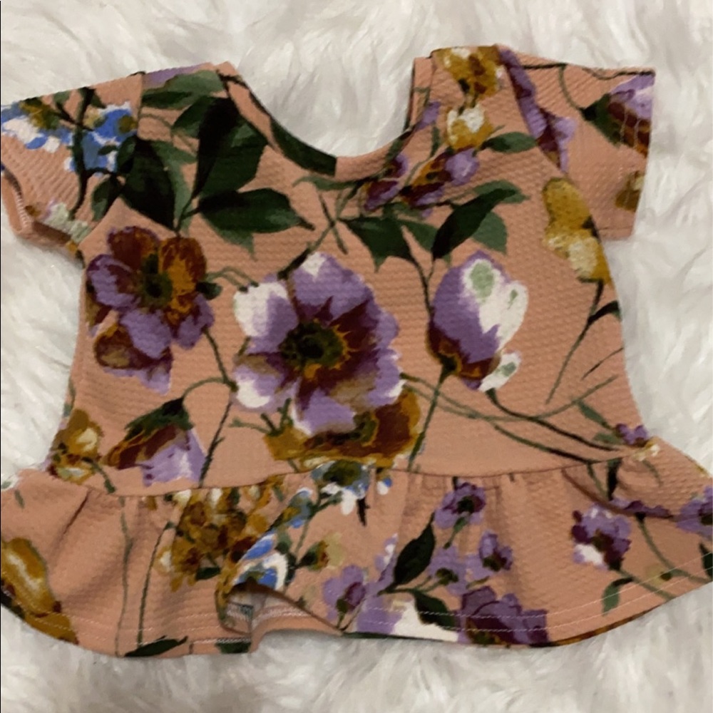Small shop/handmade peplum top